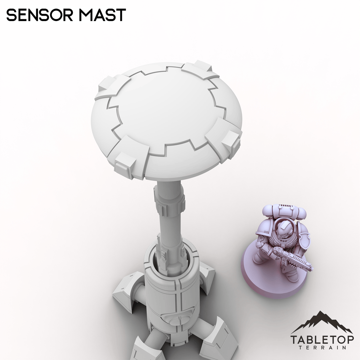 Tabletop Terrain Building Sensor Mast