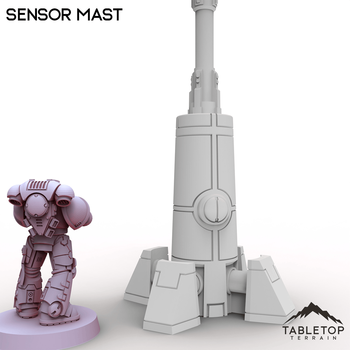 Tabletop Terrain Building Sensor Mast