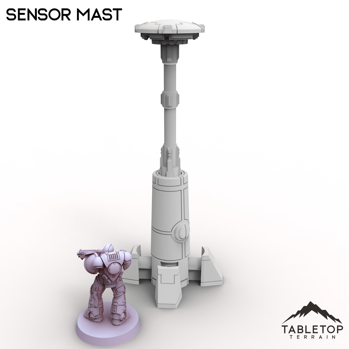 Tabletop Terrain Building Sensor Mast