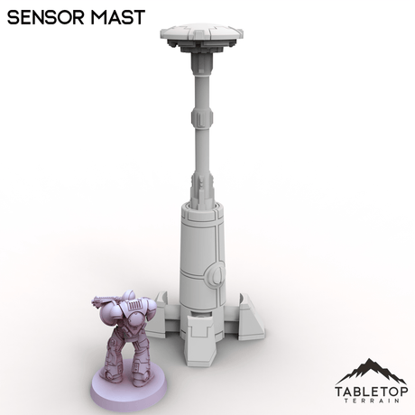 Tabletop Terrain Building Sensor Mast