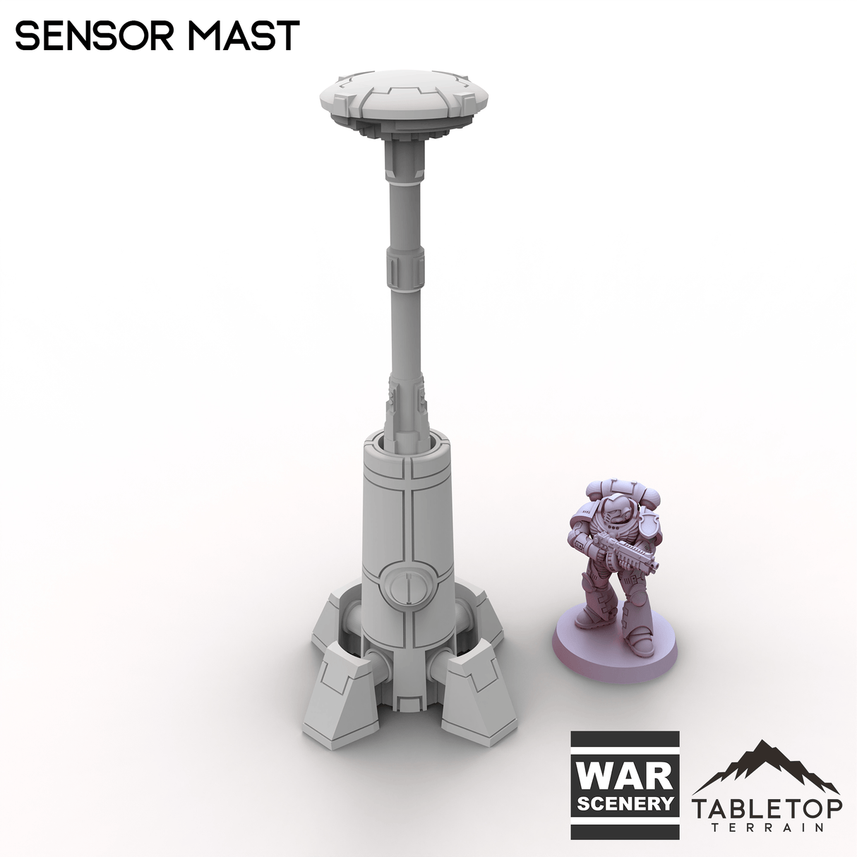 Tabletop Terrain Building Sensor Mast
