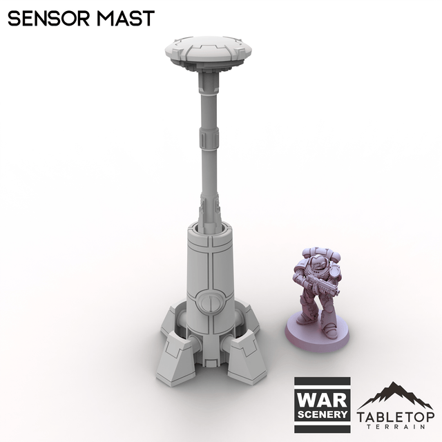 Tabletop Terrain Building Sensor Mast