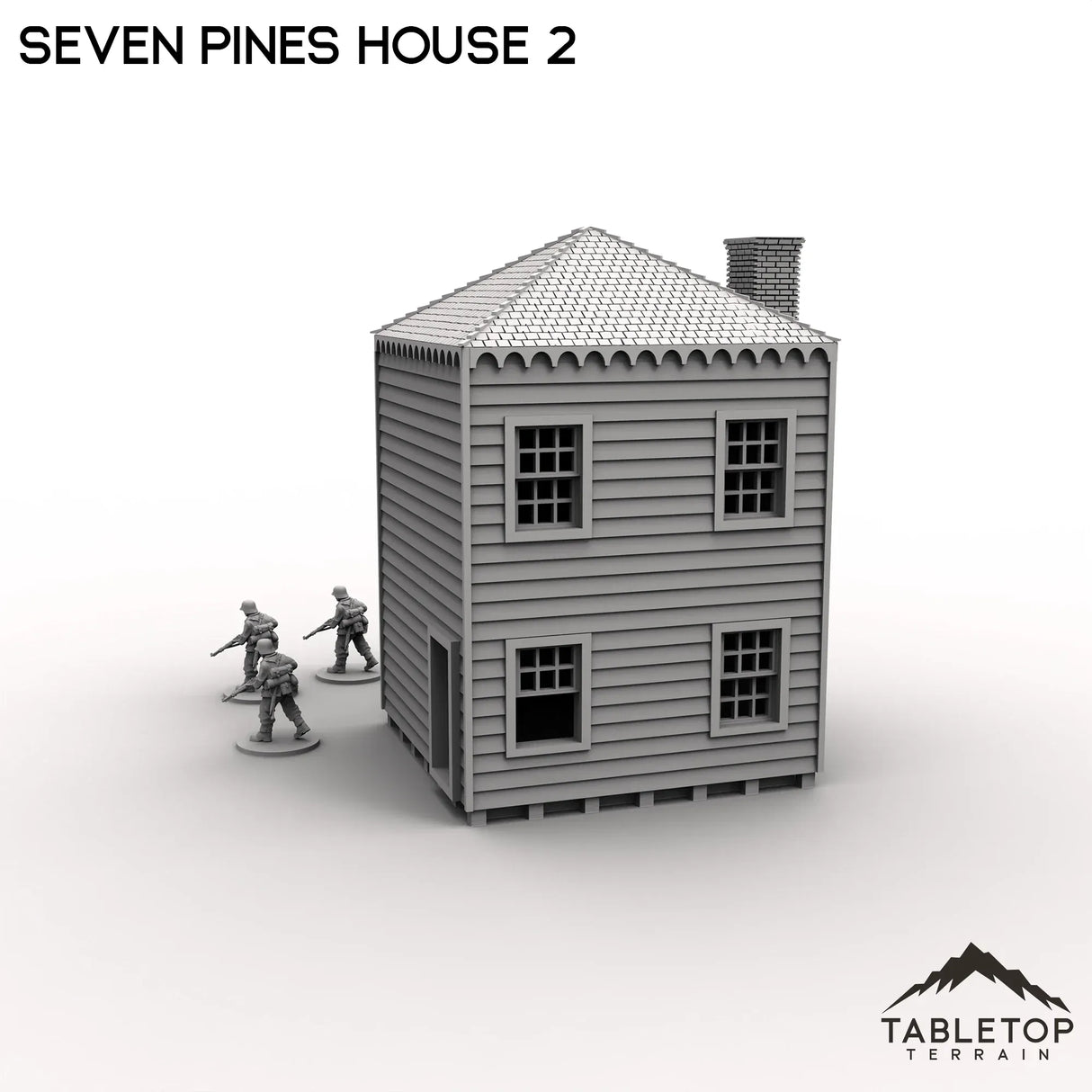 Tabletop Terrain Building Seven Pines House 2
