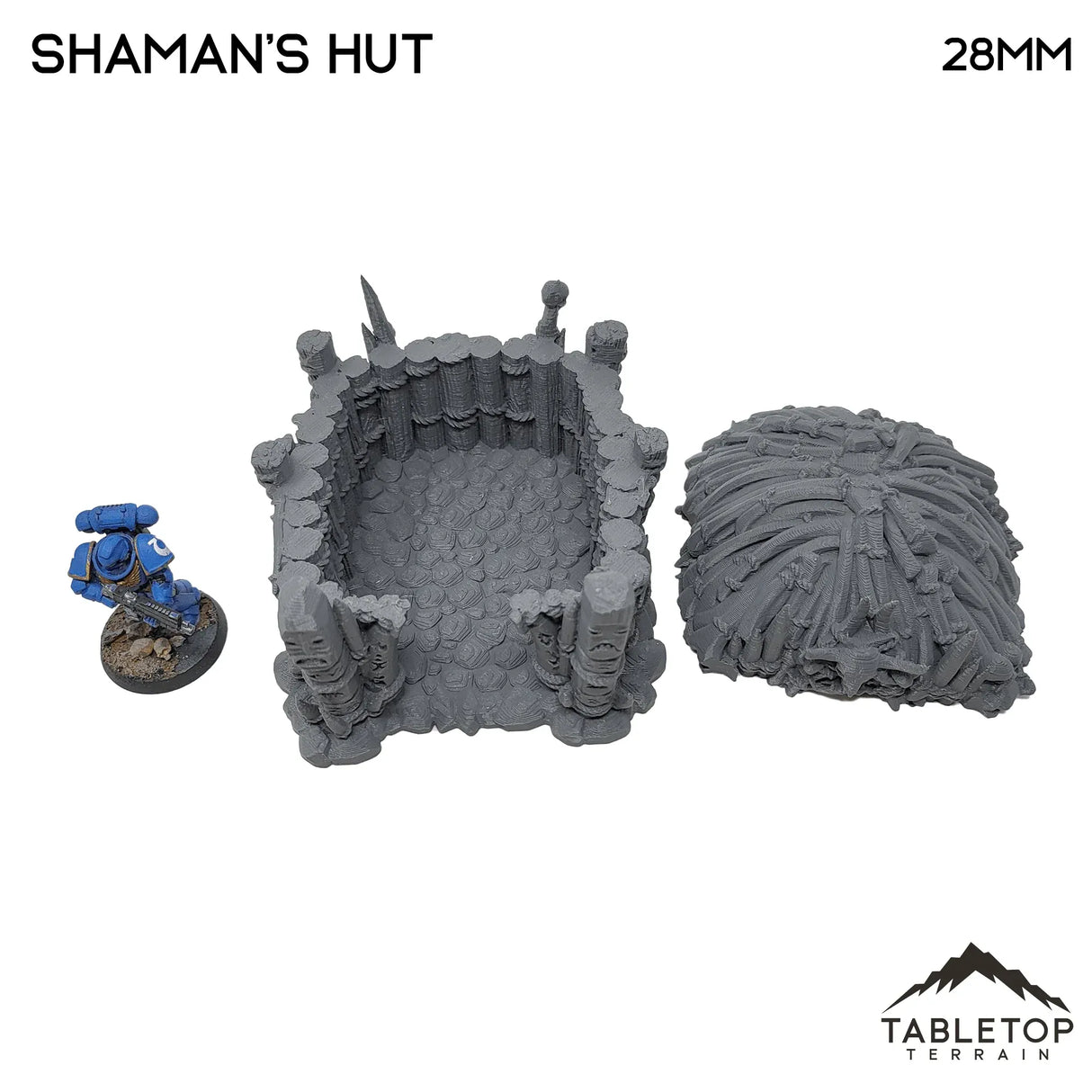 Tabletop Terrain Building Shaman's Hut - Tribal Terrain
