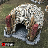 Tabletop Terrain Building Shaman's Hut - Tribal Terrain