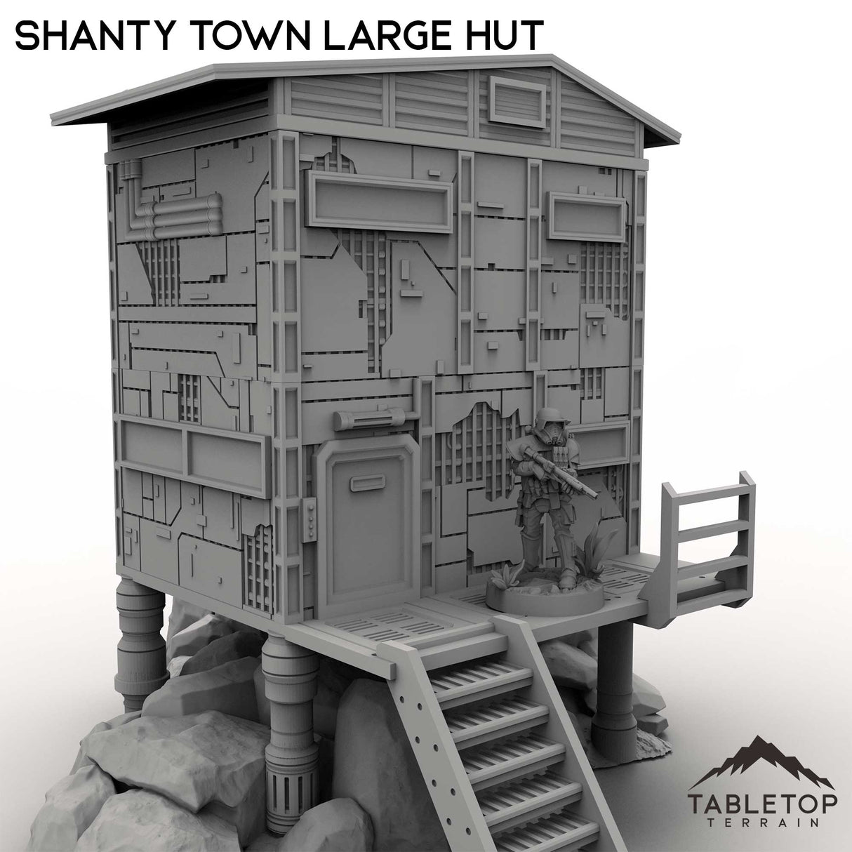 Tabletop Terrain Building Shanty Town Large Hut