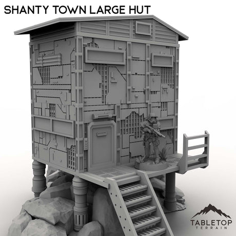 Tabletop Terrain Building Shanty Town Large Hut