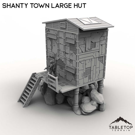 Tabletop Terrain Building Shanty Town Large Hut