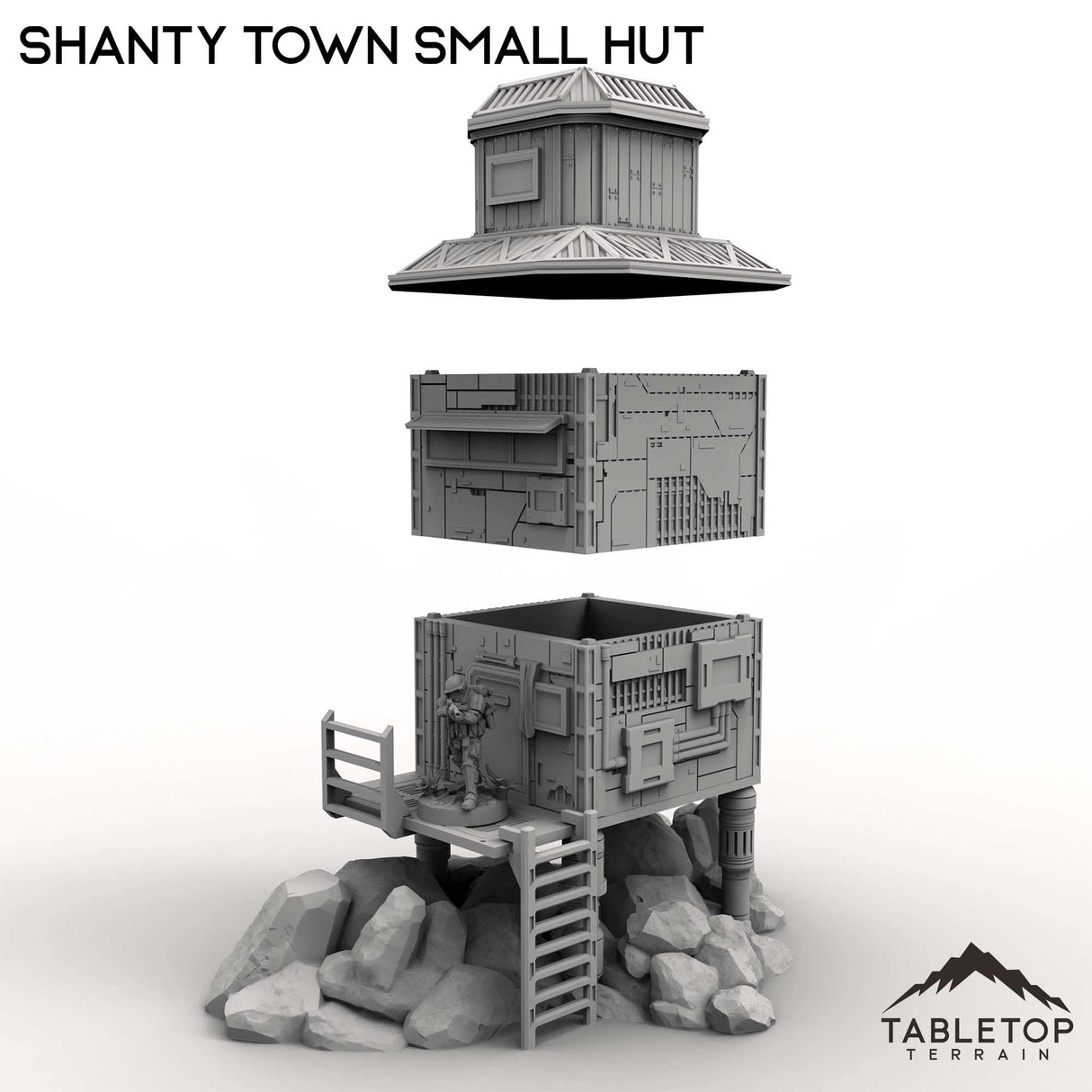 Tabletop Terrain Building Shanty Town Small Hut