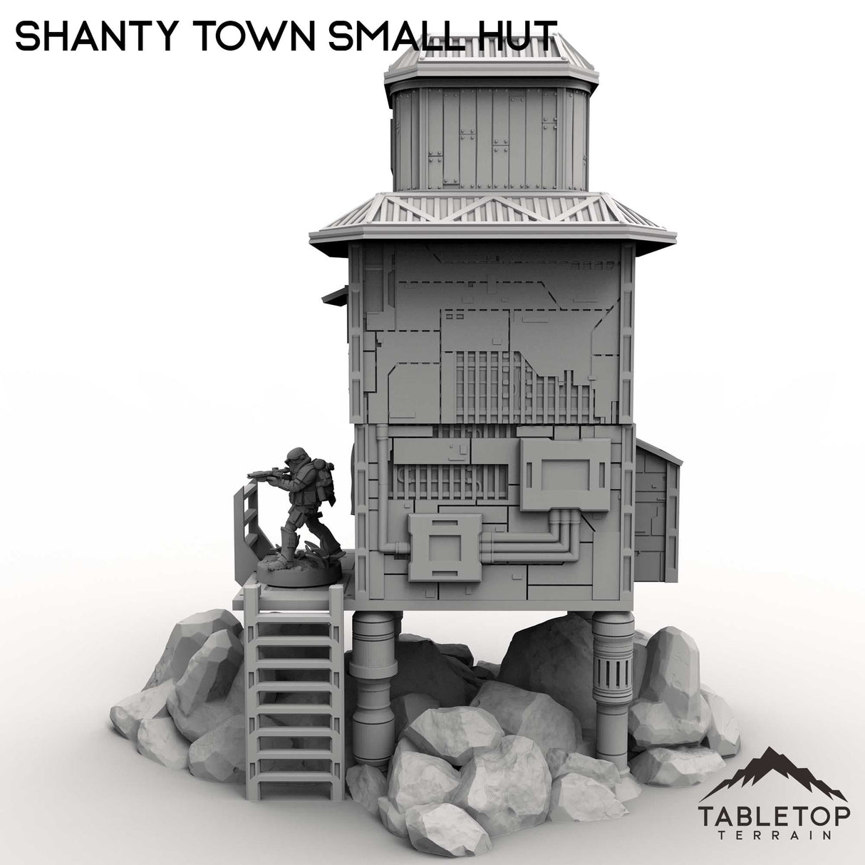 Tabletop Terrain Building Shanty Town Small Hut