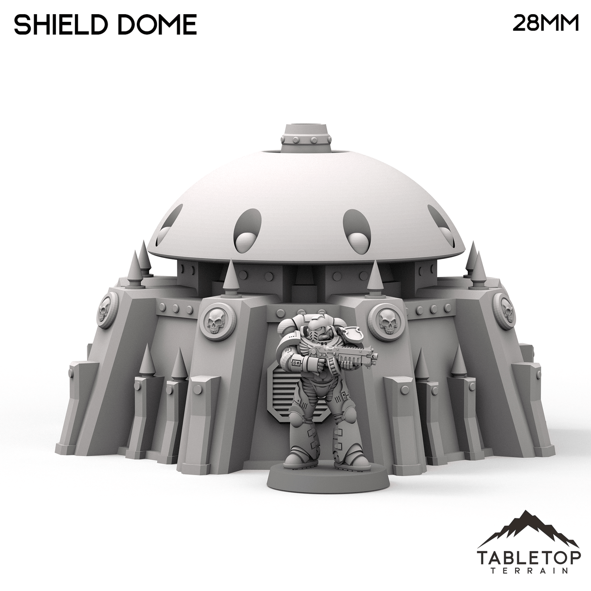 Tabletop Terrain Building Shield Dome