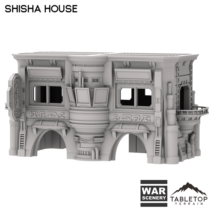 Tabletop Terrain Building Shisha House
