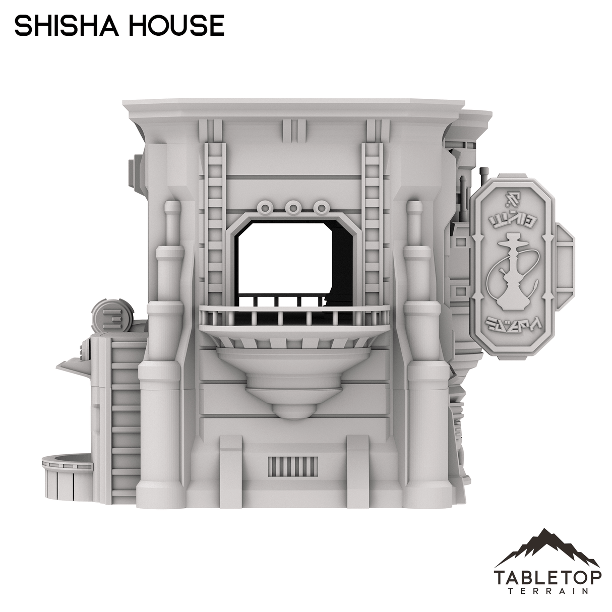 Tabletop Terrain Building Shisha House