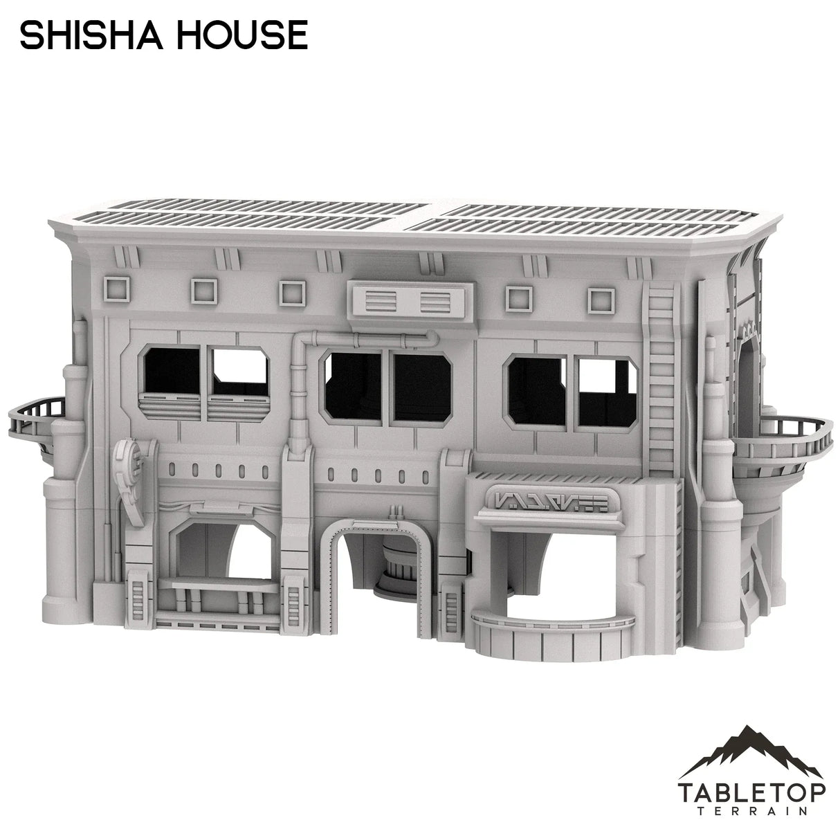 Tabletop Terrain Building Shisha House - Futuristic City