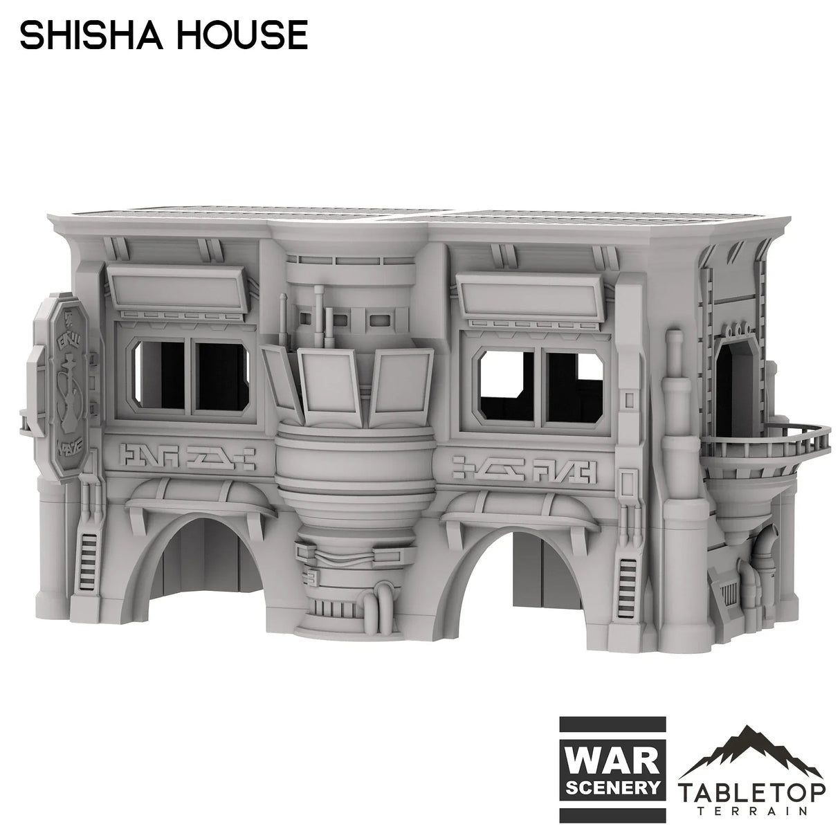 Tabletop Terrain Building Shisha House - Futuristic City
