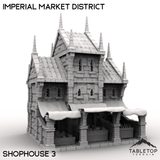 Tabletop Terrain Building Shophouse 3 / 32mm Imperial Market District