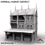 Tabletop Terrain Building Shophouse 7 / 32mm Imperial Market District