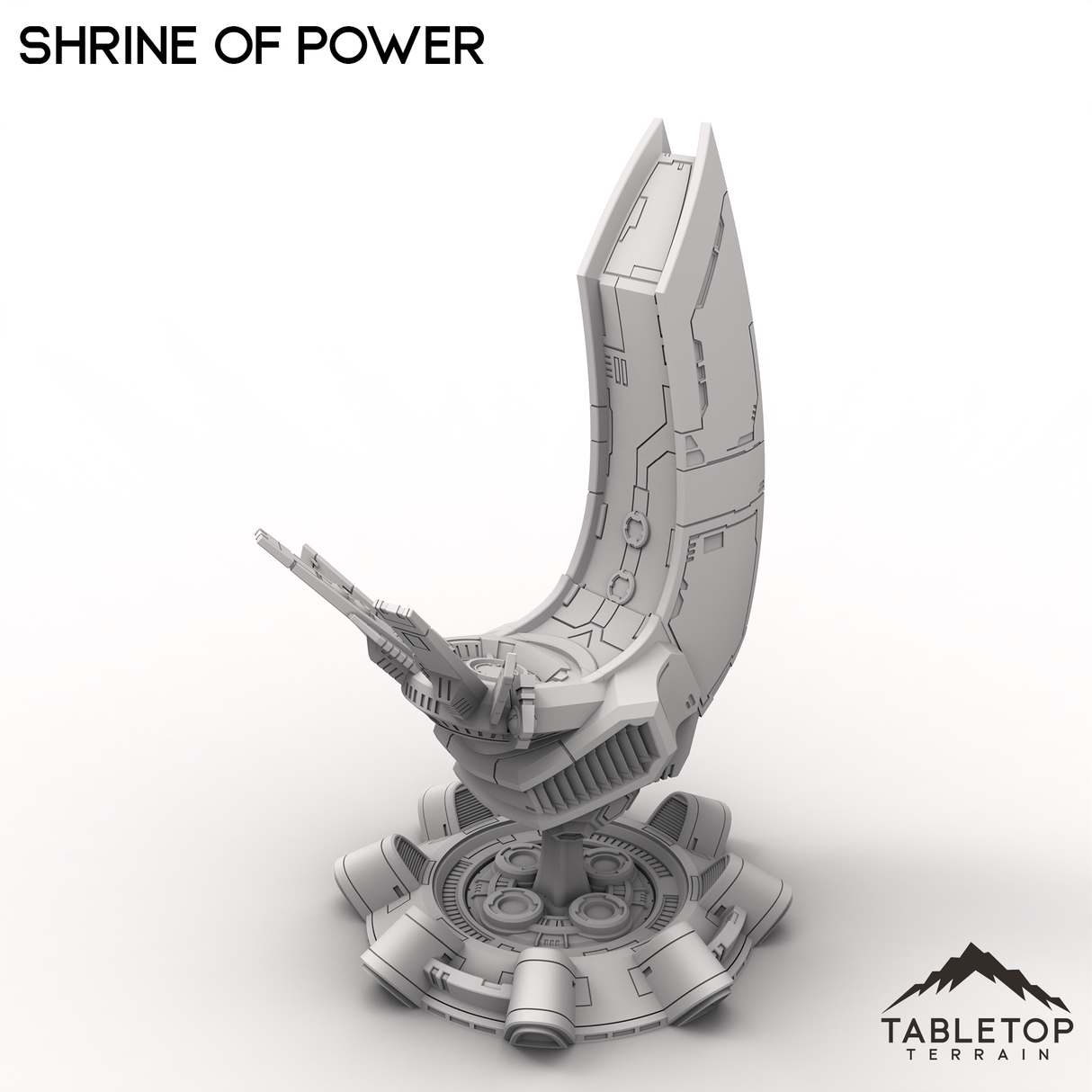 Tabletop Terrain Building Shrine of Power