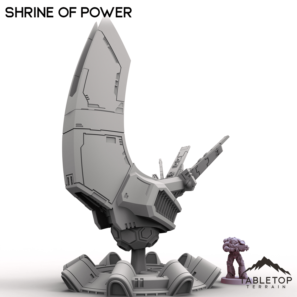 Tabletop Terrain Building Shrine of Power