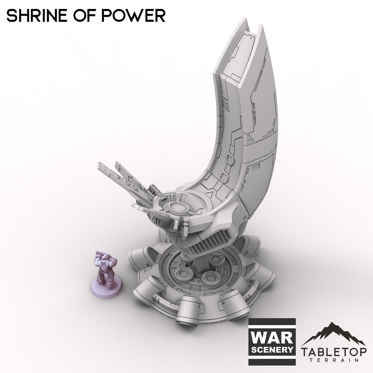 Tabletop Terrain Building Shrine of Power