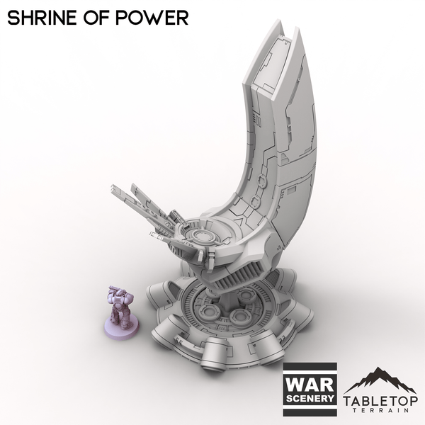 Tabletop Terrain Building Shrine of Power