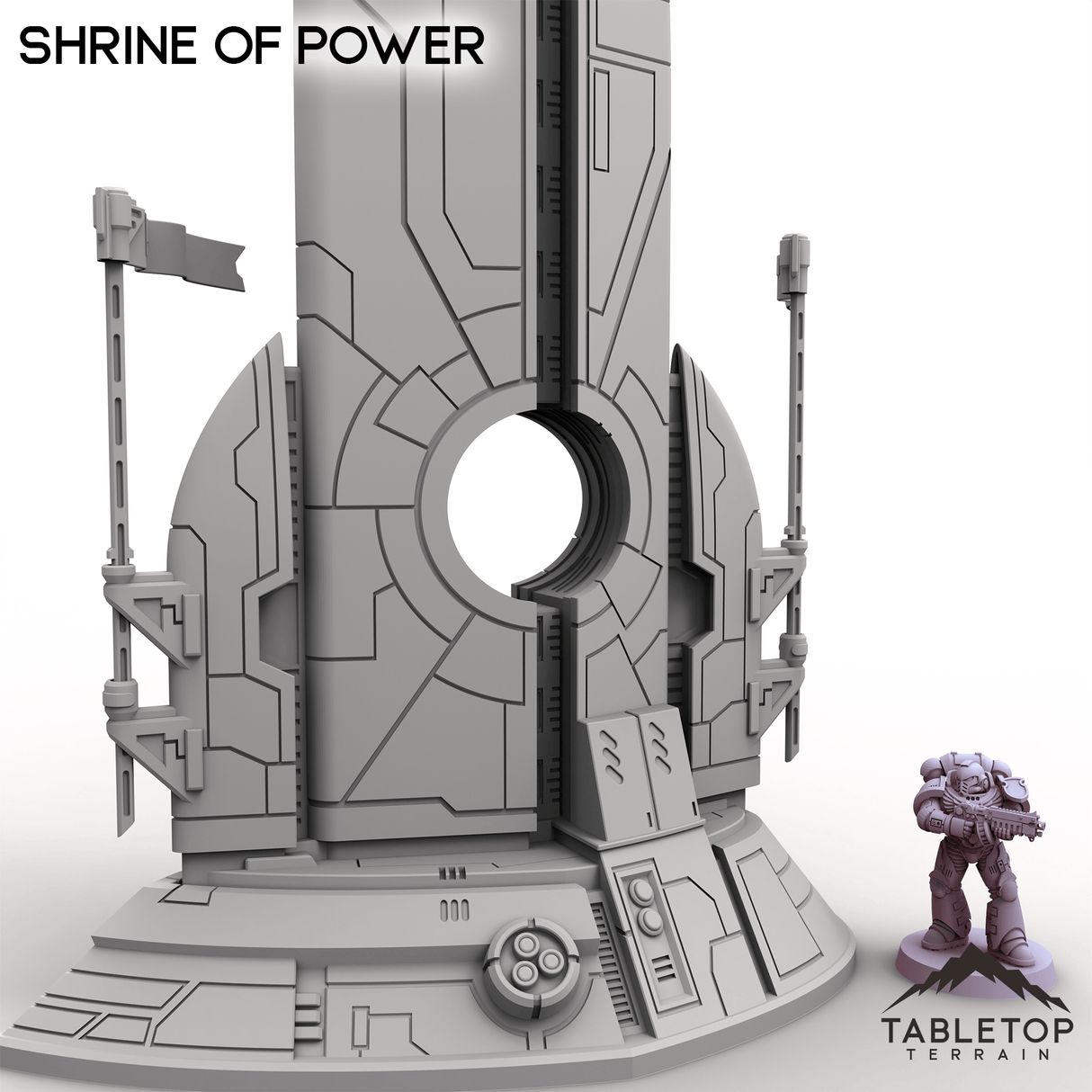 Tabletop Terrain Building Shrine of Unity