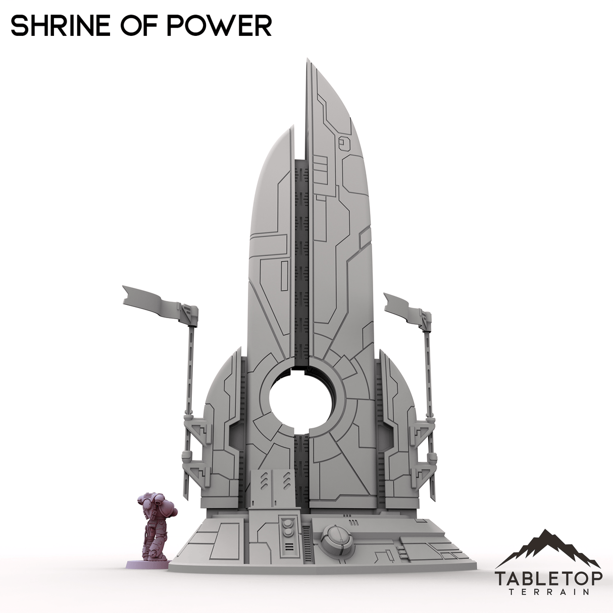 Tabletop Terrain Building Shrine of Unity