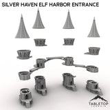 Tabletop Terrain Building Silver Haven Elf Harbor Entrance