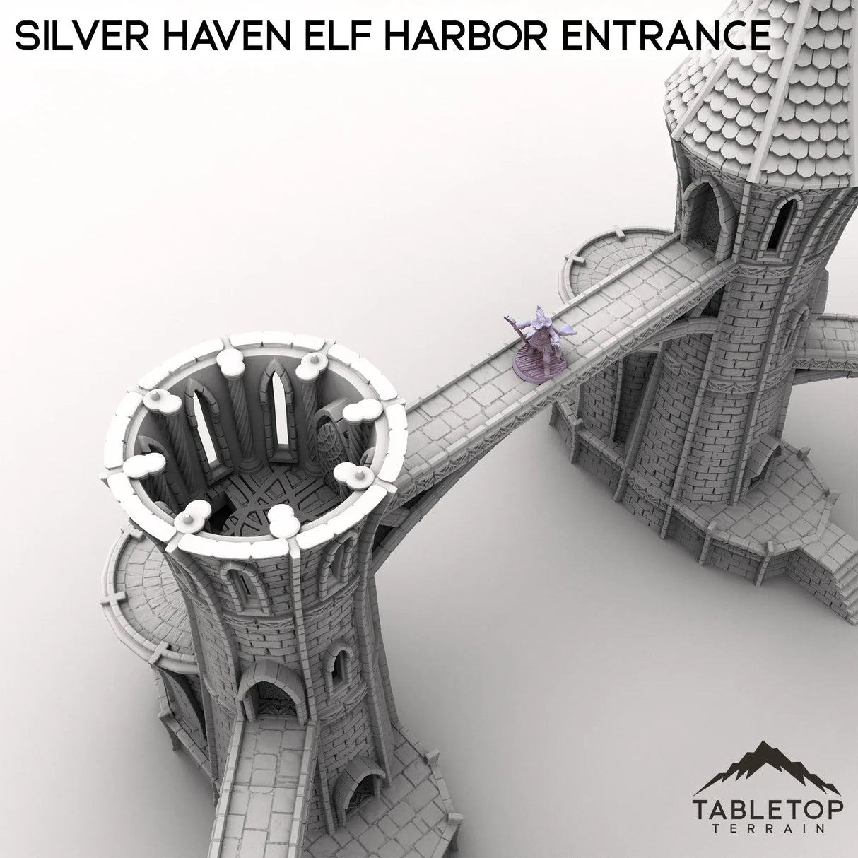 Tabletop Terrain Building Silver Haven Elf Harbor Entrance