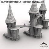 Tabletop Terrain Building Silver Haven Elf Harbor Entrance