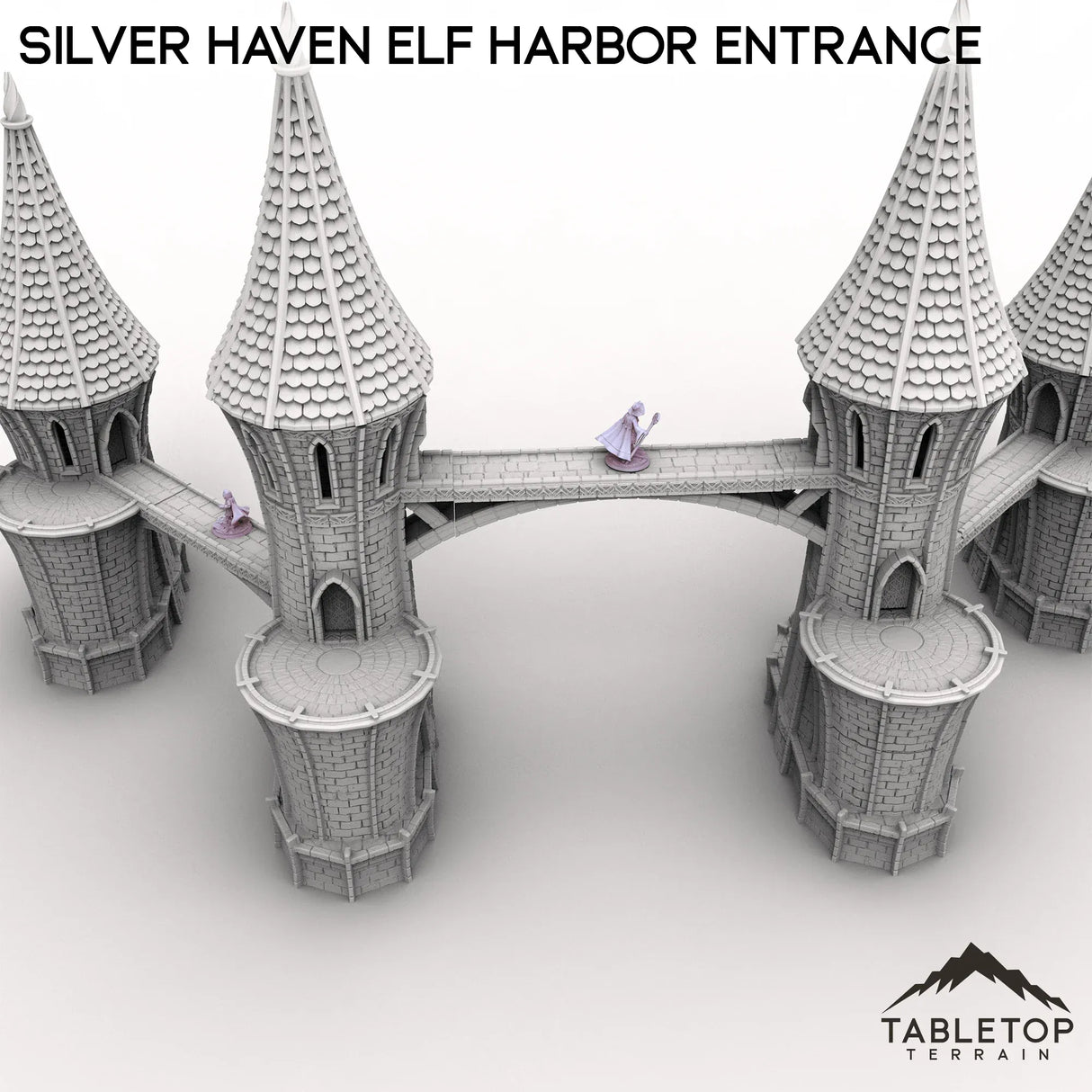 Tabletop Terrain Building Silver Haven Elf Harbor Entrance