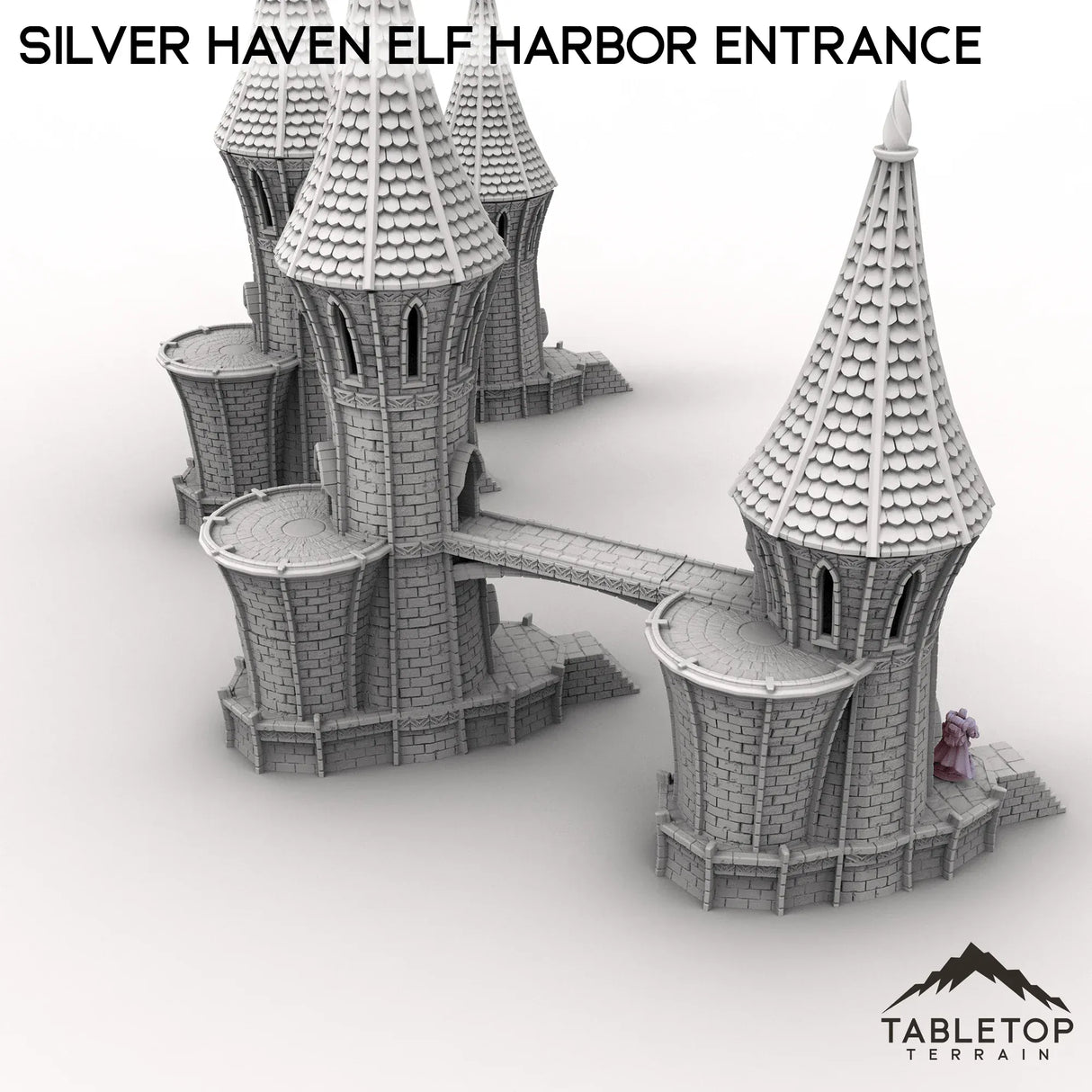Tabletop Terrain Building Silver Haven Elf Harbor Entrance
