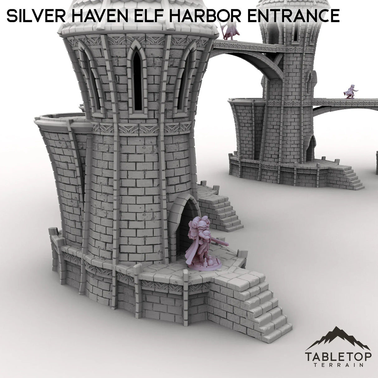 Tabletop Terrain Building Silver Haven Elf Harbor Entrance