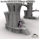 Tabletop Terrain Building Silver Haven Elf Harbor Entrance