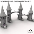 Tabletop Terrain Building Silver Haven Elf Harbor Entrance