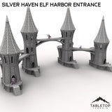 Tabletop Terrain Building Silver Haven Elf Harbor Entrance
