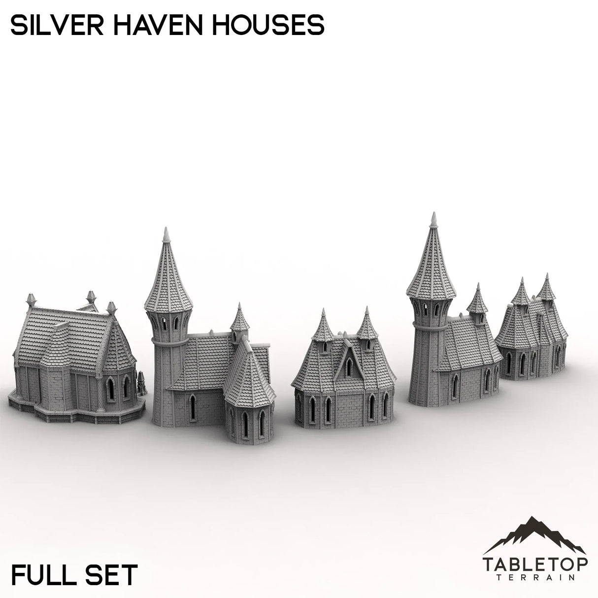 Tabletop Terrain Building Silver Haven Houses