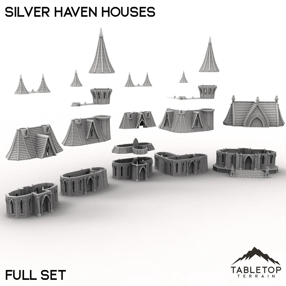 Tabletop Terrain Building Silver Haven Houses
