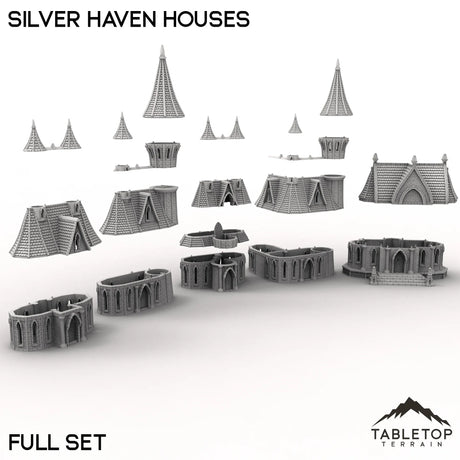 Tabletop Terrain Building Silver Haven Houses