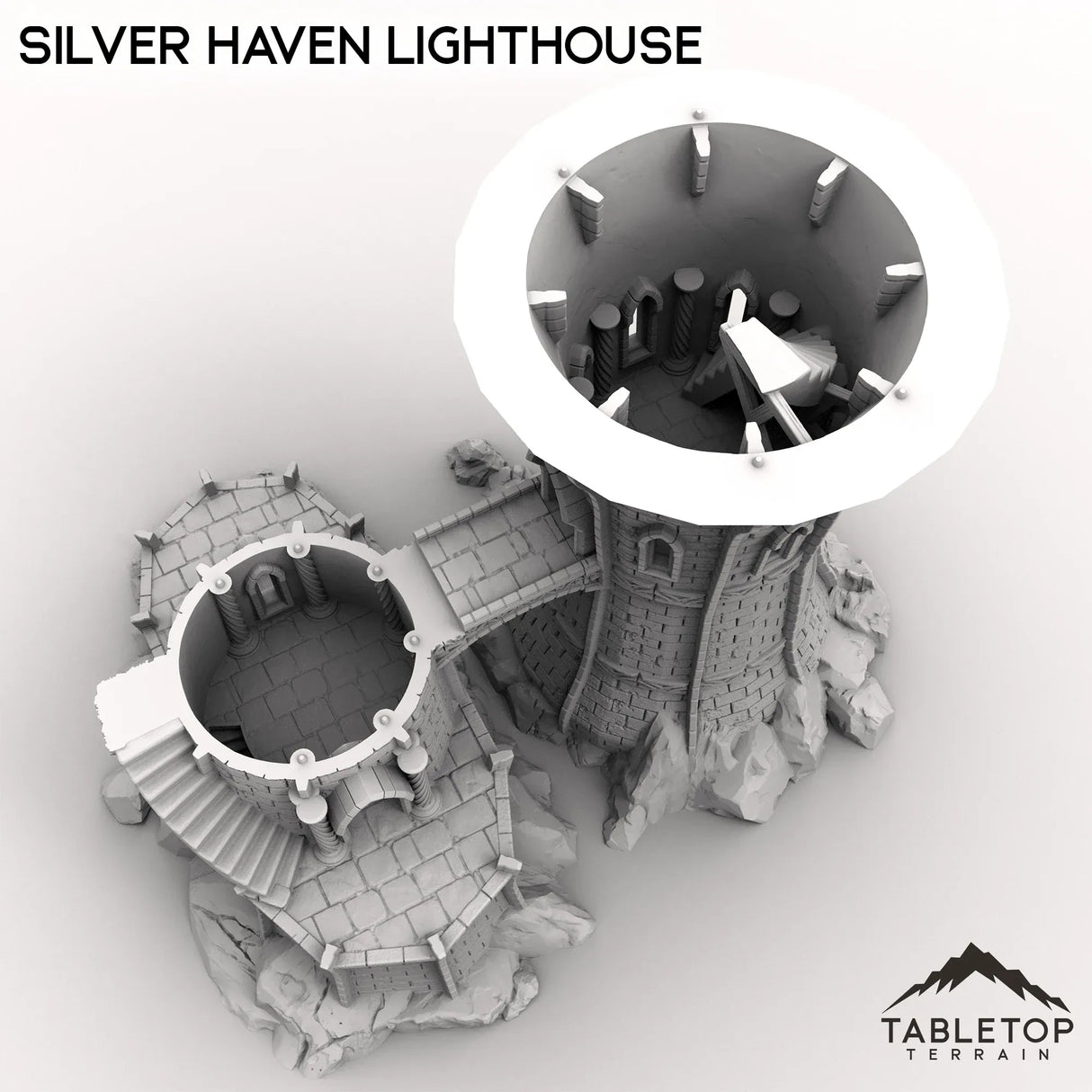 Tabletop Terrain Building Silver Haven Lighthouse