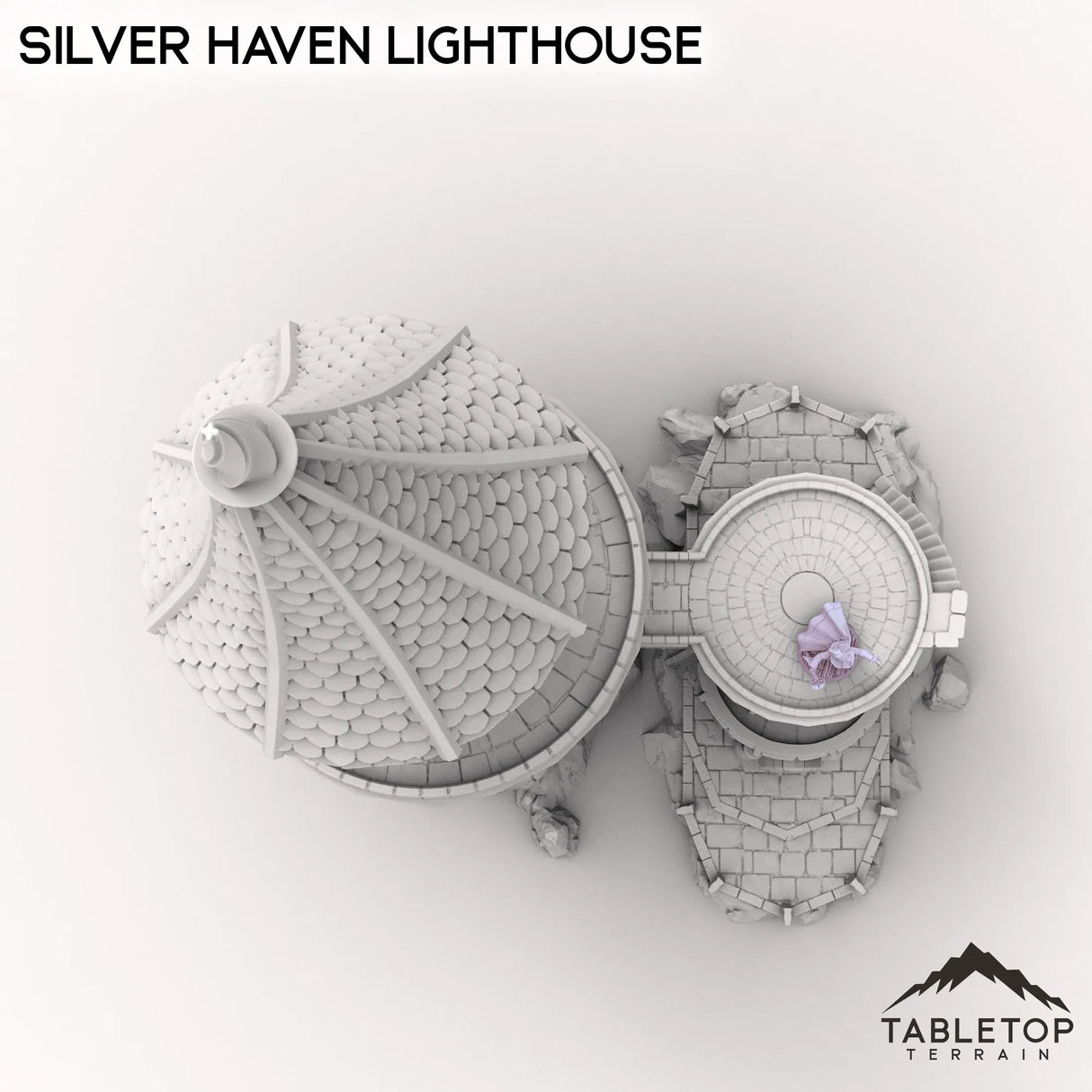 Tabletop Terrain Building Silver Haven Lighthouse