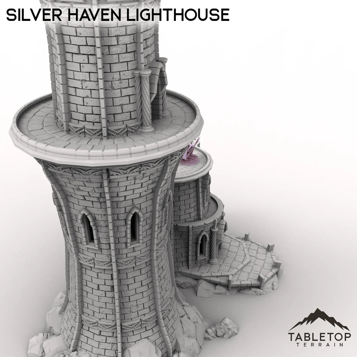 Tabletop Terrain Building Silver Haven Lighthouse