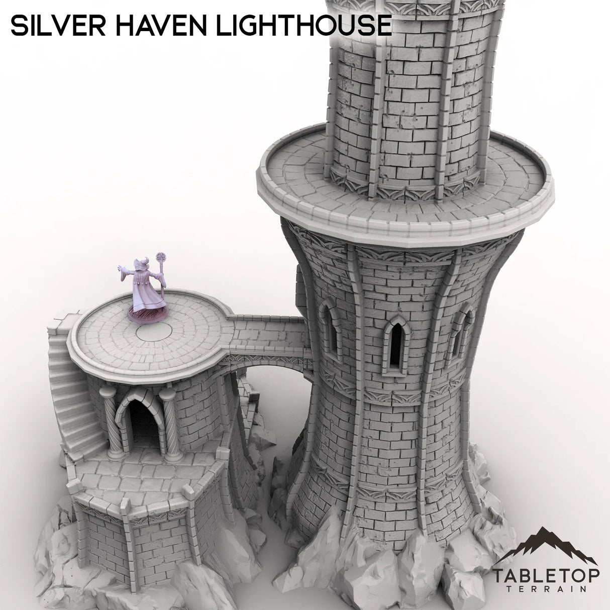 Tabletop Terrain Building Silver Haven Lighthouse