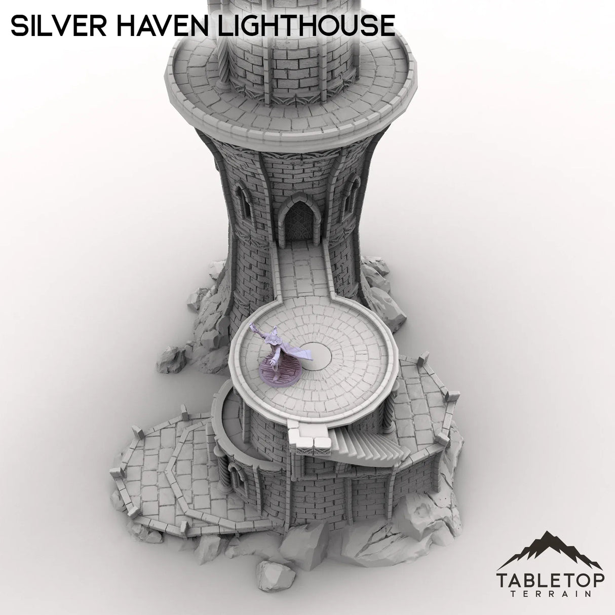 Tabletop Terrain Building Silver Haven Lighthouse