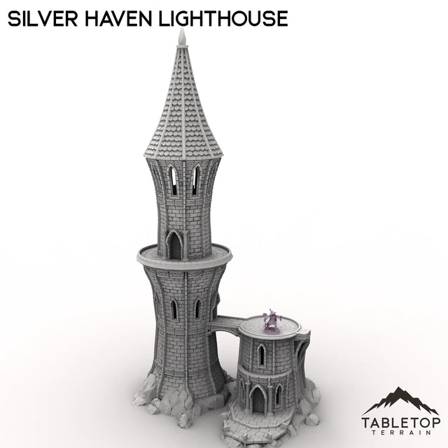 Tabletop Terrain Building Silver Haven Lighthouse