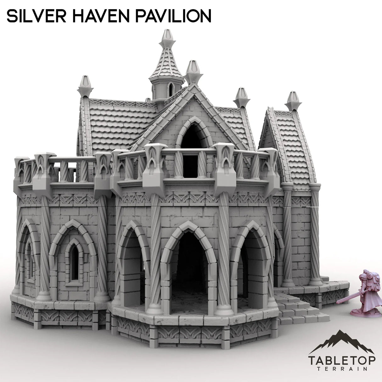 Tabletop Terrain Building Silver Haven Pavilion