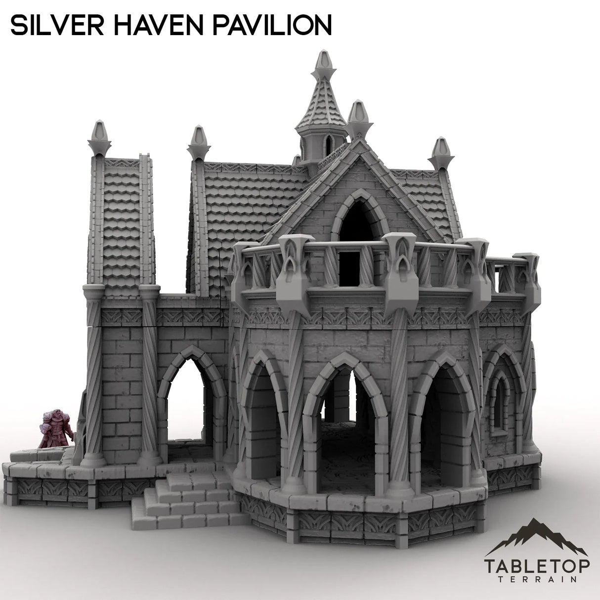 Tabletop Terrain Building Silver Haven Pavilion
