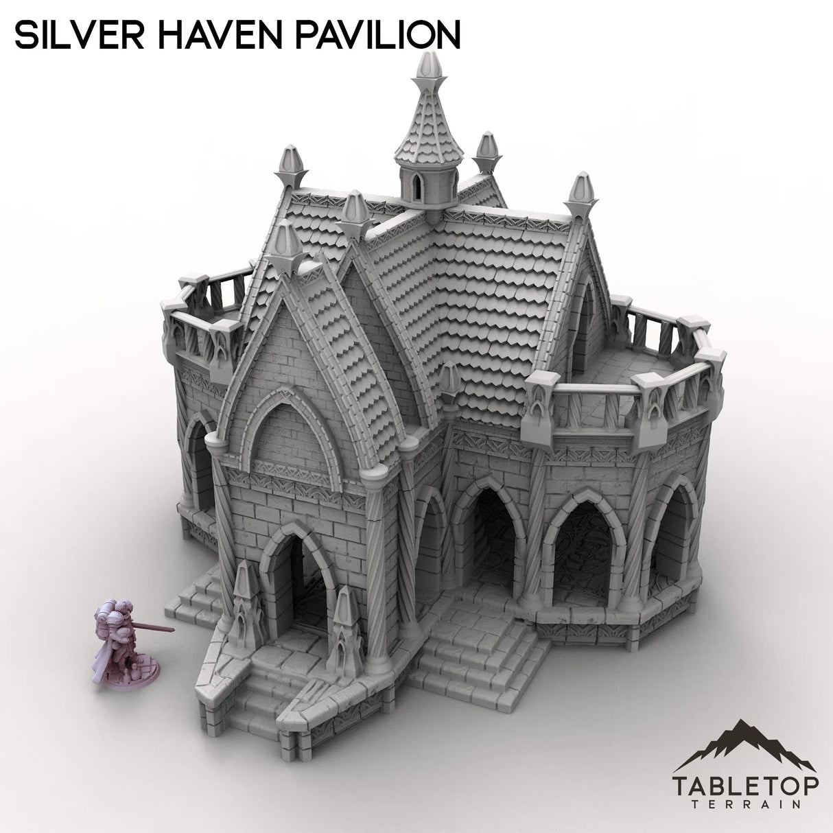 Tabletop Terrain Building Silver Haven Pavilion