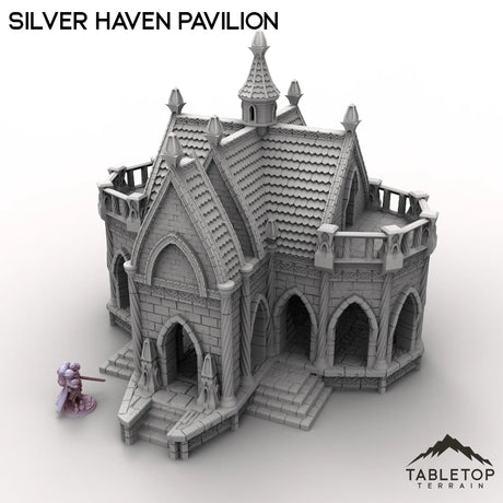 Tabletop Terrain Building Silver Haven Pavilion