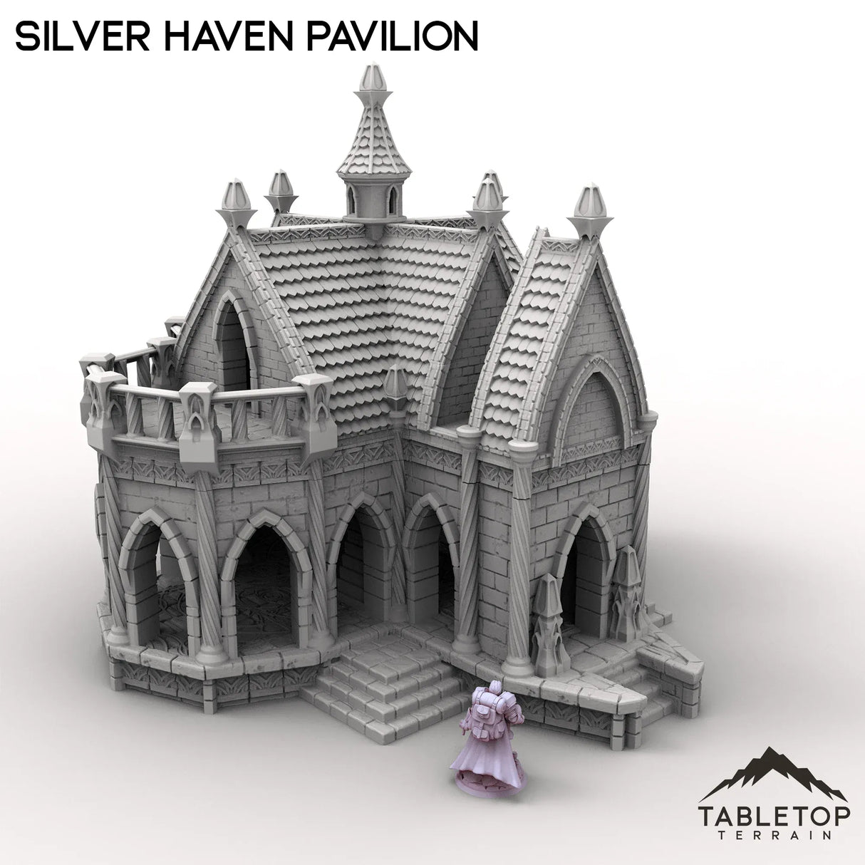 Tabletop Terrain Building Silver Haven Pavilion